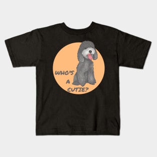 Who's a Cute Poodle Kids T-Shirt